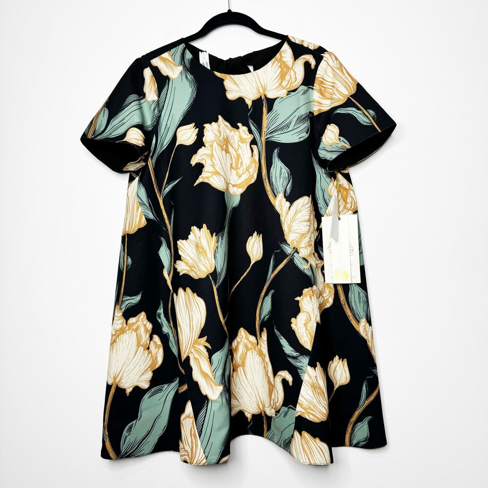 Mestiza Black Reversible Mini Swing Dress - Women